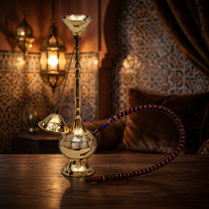 Salon de chicha à prix de gros, narguilé en laiton haut de gamme pour usage commercial et personnel dans les cafés, restaurants et arabe - Product Image 3