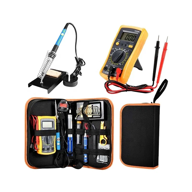 Soldering Iron Multimeter Repair Herramientas Tool Set Kit