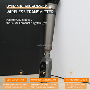TNH-Transmisor y receptor inalámbrico con cable a Xlr, sistema de micrófono inalámbrico UHF <span class=keywords><strong>para</strong></span> mezclador de audio, <span class=keywords><strong>bajo</strong></span> de guitarra eléctrica - Product Image 3