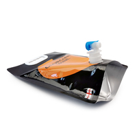 Feuille d'aluminium 2L 3L 5L pour pochette de jus de pomme avec sac Vitop dans une boîte sac zip-lock en plastique pour emballage de whisky et de bière