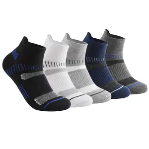 Wholesale Men Cotton Big Size Solid Colour Breathable Ankle Socks Casual Sports Socks