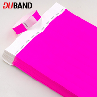 Bracelets jetables en Tyvek pour le contrôle d'accès aux discothèques et la vérification des invités