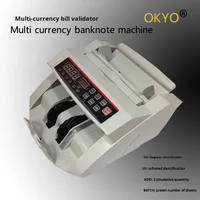 Détecteur de billets de banque multidevises OKYO, compteur automatique de devises, reconnaissance automatique des devises, comptage à haute vitesse de qualité professionnelle, détection UV/MG/IR