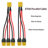 Connecteur XT60 mâle-femelle haute puissance à rotation mutuelle pour câble de conversion, connecteur ESC pour modèle d'avion, pack de batteries et chargement de batterie