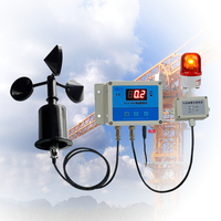 Capteur de vitesse et de direction du vent combiné Zigbee pour usage extérieur, anémomètre à ailettes pour grue, mesure par thermistance industrielle, à vendre