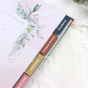Impresión de agendas personalizadas, organizador, regalo perfecto para parejas, agenda de bodas diseñada para la futura novia - Product Image 3