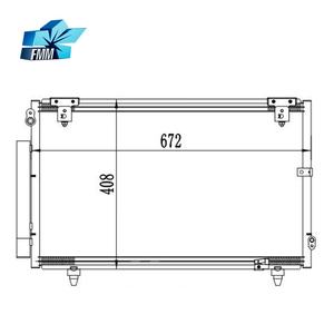 Condensador de Aire Acondicionado para Toyota Premio 2001 2004 88460-20570 8846020570 88460-20580 8846020580 - Product Image 1