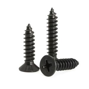 Vis autoperceuses pour plaques de plâtre, tête trompette, filetage fin, phosphate noir, 3,5 mm x 25 mm - Product Image 3