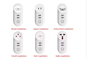 <span class=keywords><strong>Prise</strong></span> intelligente WiFi intelligente Tuya avec port 2USB pour PST-LSPA2 standard dans le monde entier - Product Image 2
