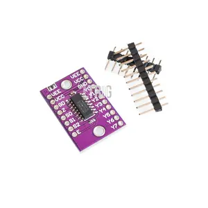 New LTRIG 1PCS 74HC4051 8 channel Analog Multiplexer Selector Module Multiplexers Distributor Resolver CJMCU-4051 For Arduino