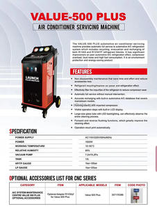 Precio competitivo LAUNCH VALUE -<span class=keywords><strong>500PLUS</strong></span> Máquina de recuperación de refrigerante de llenado de limpieza de aire acondicionado de metal para automóviles - Product Image 5