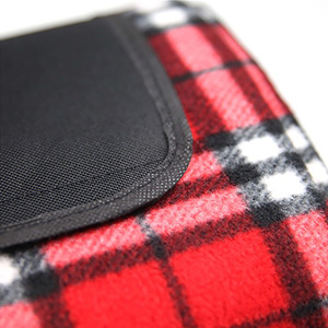 Custom Logo Foldable Outdoor <b>Picnic</b> <b>Blanket</b> Soft Fleece Easy Carry Handle Waterproof Backing for Promotional Activities - Product Image 6