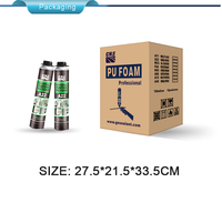 Scellant polyuréthane imperméable, colle mousse PU monocomposant en spray pour la construction, le travail du bois, l'installation de fenêtres et de portes