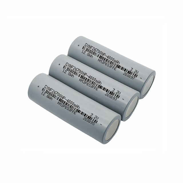 3.2v 26700 Batterie 4000MAh Li Ion Cells Lifepo4 Cylindrical Cell 26700 4Ah 4000mah Lithium Battery