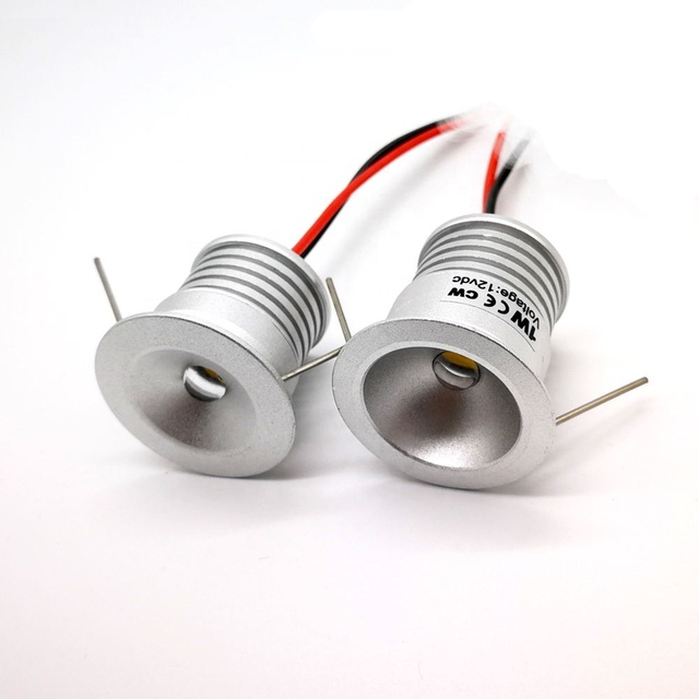 IP65 Display LED Downlights 1W Cabinet Ceiling Lamp DC3V DC12V LED Mini Spotlights Showcase Spot LED