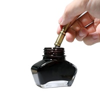 Encre pour stylo plume 25ml 30ml 50ml, flacon en verre personnalisé, encre de qualité pour calligraphie et dessin