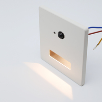 GONSU aluminium led step wall light petit carré smart motion sensor led escalier light