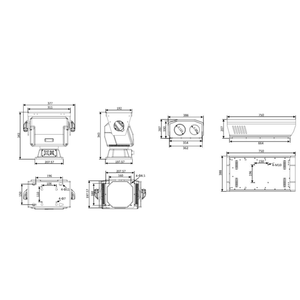 10km Araç Algılama 86x Optik Zoom ve 3km Kızılötesi Lazer Gece Görüşü Ultra Uzun Menzilli Gündüz PTZ Kamera - Product Image 2