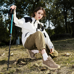 Automne hommes respirant maille chaussures décontractées simple jambe coupe semelle souple EVA semelle intérieure transfrontalière été alpinisme bottes de randonnée - Product Image 4