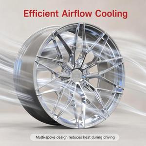 Oferta de Fábrica: Rines de Aleación de Aluminio Forjado para Automóvil de Pasajeros de 5X112, 5X114.3, 5X120 y 16, 17, 18, 19, 20, 21, 22, 23, 24 Pulgadas - Product Image 3