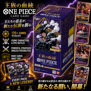 Caja de Sobres Japonesa Sellada de Fábrica de Tarjetas Coleccionables de Anime <span class=keywords><strong>ONE</strong></span> <span class=keywords><strong>PIECE</strong></span> OP10 Royal Bloodline - Product Image 1