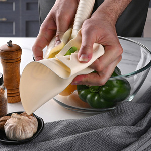 Couvercle de casserole de cuisine en silicone de qualité alimentaire, <span class=keywords><strong>grand</strong></span> format, anti-débordement, antidérapant, résistant à la chaleur, couvercle d'étanchéité pour la conservation des aliments - Product Image 5