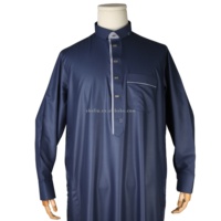 Meilleur prix d'usine Alharamain Gamis Kaftan Qatari Jubah Abaya Jalabya Thobe Ramadan Eid Vêtements musulmans traditionnels