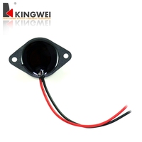 Alarme électrique 12V CC active, 26 mm, 85 dB, étanche IP65, auto-alimentée, buzzer piézo 3000 Hz pour alarmes, buzzer, sirènes