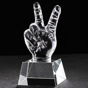 Yearscrystal Goedkope Blank Glas Kristallen Trofee Award Met Custom Design - Product Image 3