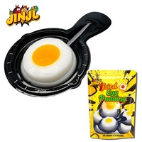 Fabricants de bonbons chinois en gros, gelée de fruits, pudding aux œufs, collations pour enfants, emballage en boîte de couleur, certifié EN71, Noël