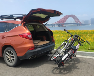 Haute qualité en acier universel 220lbs plate-forme <span class=keywords><strong>attelage</strong></span> montage vélo <span class=keywords><strong>porte</strong></span>-vélo <span class=keywords><strong>voiture</strong></span> toit support pliable - Product Image 5