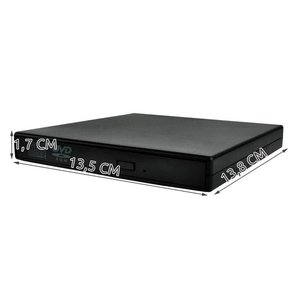 Lecteur DVD externe, graveur USB 2.0, fin et portable, pour PC, ordinateur portable, Mac - Product Image 2