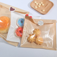 Sacs de boulangerie transparents imprimés sur mesure pour biscuits, pâtisseries, pain et emballages individuels de collations