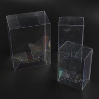 Fabricantes al por mayor Cajas de regalo de acetato transparente Material de PVC PET Precio barato Caja de plástico de favores vacía transparente