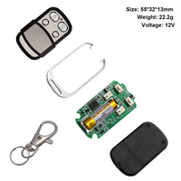 Control Remoto Universal de Clonación 433mhz para Puerta Eléctrica, Garaje, Bomba Automática, Automatización, Función de Privacidad, 4 Botones