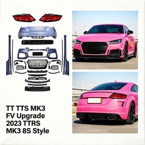 ชุดแต่งรอบคันสไตล์ TTRS MK3 8S ปี <span class=keywords><strong>2023</strong></span> สำหรับ <span class=keywords><strong>Audi</strong></span> <span class=keywords><strong>TT</strong></span> TTS MK3 FV 8J ปี 2015-2019 รุ่นอัพเกรด 15-19 <span class=keywords><strong>TT</strong></span> TTS MK3 FV  ประกอบด้วยกันชนหน้าและหลัง - Product Image 6