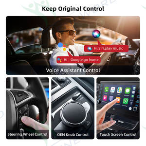 Adaptador Inalámbrico 2 en 1 para CarPlay y Android Auto |   Conexión dual para teléfono, USB tipo A a C, Plug & Play, compatibilidad con todos los teléfonos - Product Image 4