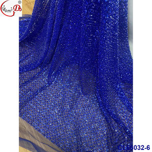 RTS lisami fleur haricots haricot perle paillettes conception mariage mariée dentelle tissu - Product Image 6