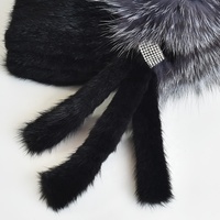 Chapeaux en vrai fourrure de renard, produit d'hiver, tissé à la main, pour femme, mignon, queue, Ski, vente en gros usine,