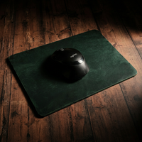 Tapis de Souris Calculatrice en Cuir Professionnel, Tapis de Bureau Exécutif, Protection de Bureau en Cuir PU Imperméable, Cadeau d'Affaires