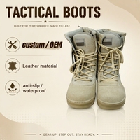 Bottes tactiques CXXM, bottes en cuir imperméables pour le désert, chaussures kaki, bottes en cuir fourrées pour hommes, pour l'extérieur, pour l'hiver