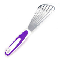 Cuisine professionnelle en acier inoxydable cuisson BBQ outils nouveau tourneur à fente poisson vidange spatule pelle en gros pas cher métal