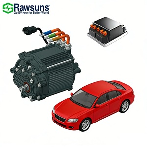 New Rawsuns 84Vdc <strong>Electric</strong> Car Conversion Kit <strong>10kw</strong> 20kw PMSM <strong>Motor</strong> <strong>Gearbox</strong> IP67 12000rpm Light Weight Boat Motorcycle Bike EV - Product Image 4