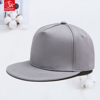 Gorra de Béisbol Personalizable SK de Cinco Paneles con Visera Plana para Hombre, Deportiva, con Logotipo Bordado, Texto Impreso Estilo Hip-Hop, Hecha de Jersey para Viajes y Protección Solar