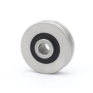 Factory Direct S625RS Stainless Steel U-Shaped Deep Groove Ball <b>Bearings</b> 5*25*8mm for Rope Track Pulleys <b>Slewing</b> <b>Bearings</b> - Product Image 1