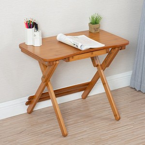 Bamboo <strong>Office</strong> <strong>Desk</strong> Natural 70 CM Home <strong>Office</strong> <strong>Desk</strong> <strong>Foldable</strong> <strong>Desk</strong> - Product Image 1