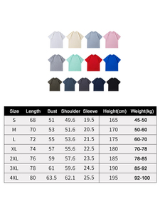 เสื้อยืดคอตตอน 100% 220GSM สำหรับผู้ชาย แบบเรียบ คุณภาพสูง ทรงหลวม รับผลิตเสื้อยืดพร้อมสกรีนโลโก้ตามสั่ง  รับออกแบบลายกราฟิกตามต้องการ - Product Image 5
