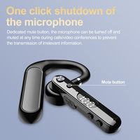 Microphone portable professionnel à réduction de bruit pour écouteurs intra-auriculaires 6.0, étanche IPX6, autonomie de 48 heures, IA
