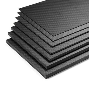 厂家直销 3k斜纹平纹光面哑光 0.25mm-10mm厚度 <span class=keywords><strong>CNC</strong></span>碳纤维板 碳纤维板 - Product Image 1