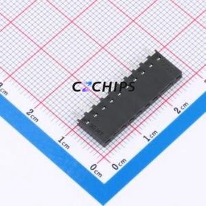 901471110 Pin <b>Socket</b> Through hole Component (THT),P=2.54mm Connector 2.54mm Through Hole <b>Single</b> Row 10P - Product Image 1